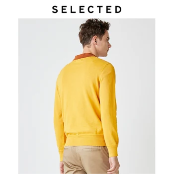 Избрания от мъжки есенен пуловер от памук дрехи през цялата силует пуловер с дълги ръкави вязаный S | 419324518