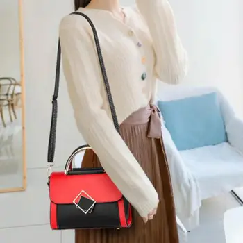 Известен дизайнер на чанти марка рамото Crossbag чанта на жената изкуствена кожа луксозни чанти пратеник двигатели рамото мода квадратна чанта