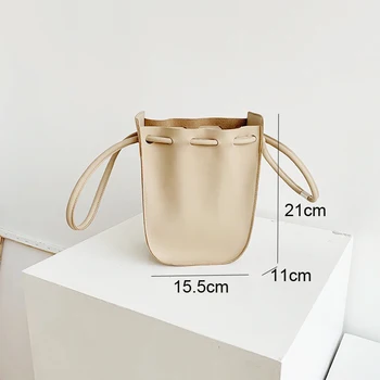 Изкуствена кожа Япония малка дамска чанта на жената Crossbody чанта мода дантела кофа Чанта шик кнедли чанта цялата продажба