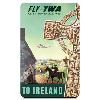 Ирландски магазин магнит реколта туристически плакат