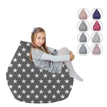 Калъф Bean Bag без пълнител сладък печатни шезлонг чанта уютен мързелив стол Beanbag Slipcover за възрастни и деца калъф за дивана