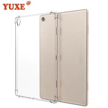 Калъф Huawei MediaPad M5 8 SHT-AL09 SHT-W09 8.4 inch Tablet Case TPU Silicon Transparent Slim Airbag Cover Анти-есен
