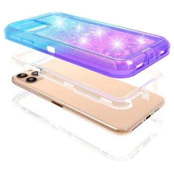 Калъф за iphone 11 pro Max 7 8 6 6s Plus Case плаващите пясъци на TPU Glitter Bling Liquid case for iphone X Xs Max XR Hard case cover