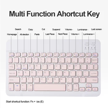 калъф за клавиатура на iPad Pro 11 12.9 2018 2020 Bluetooth клавиатура мишка за iPad Pro 11 безжична клавиатура с капачка притежател на молив