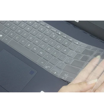 Калъфи за клавиатура ASUS Vivobook 15 S15 S532 zenbook UX534 UX533 15,6-инчов прозрачен TPU лаптоп клавиатура протектор силиконова кожа