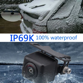 Камера за задно виждане ултра широка 170° автомобили универсална камера за задно виждане корпус от неръждаема стомана 69K водоустойчива super CCD камера за нощно виждане