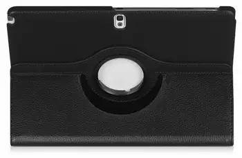 Капак за Galaxy Note 10.1 инчов vision 360 градуса въртящ се обърнете ПУ кожен калъф капак на таблета на Samsung Note 10.1 SM-P600