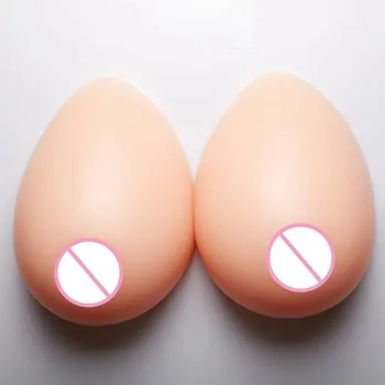 Каплевидная силиконови гърди, с незалепващо покритие Drag-queen фалшива гърдите cross-dressing фалшиви цици послеоперационная изкуствена форма на гърдите