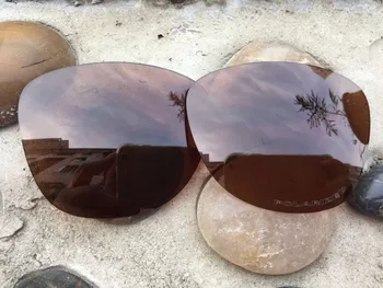 Кафяви поляризирани сменяеми лещи за слънчеви очила frogskins слънчеви