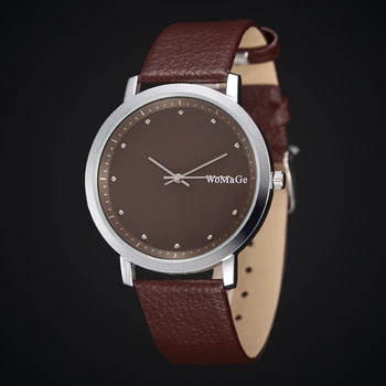 Кварцов ръчен часовник женски марка Relogio Masculino кожа изчистен дизайн бизнес костюм часовници дамски часовници reloj mujer Saat Червен нова