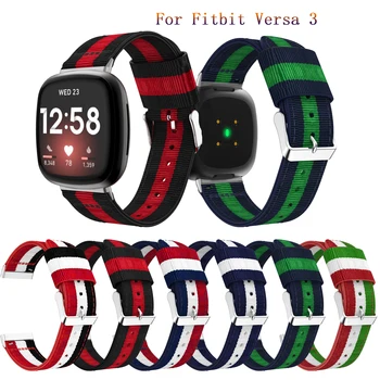 Китката за fitbit Versa3 / Sense Watch Band найлон Smartwatch гривна каишка за fitbit Versa 3 Подмяна на каишка за часовник с високо качество