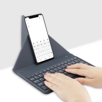 Клавиатура Bluetooth за Lenovo Global Tab V7 PB-6505MC K6 K9 Забележка S5 Z5 Z6 K5 Pro Play Z5s мобилен телефон, безжична клавиатура калъф