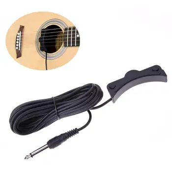 Класически акустични звукосниматель Soundhole усилвател звукосниматель Soundhole 6.3 мм конектор 5 m кабел за акустични китари висококачествени аксесоари