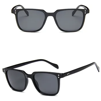Класически квадратни слънчеви очила мъжки слънчеви очила за Жени на Goggle нови нюанси огледални очила Дама дизайнер анти-UV очила