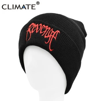 Климатът ХХХ отмъщението Шапка мъжка зимна шапка черно зимни шапки, Шапка Cap топло плета хип-хоп Шапка Hat Caps за мъже