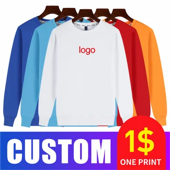 КОКТ пуловер 2020 есен и зима чист памук ежедневни врата с дълъг ръкав пуловер лична група логото на потребителски яке