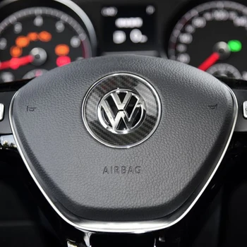 Колата волана пръстен стайлинг аксесоари за декорация стикер кръг калъф за Volkswagen VW Golf Gti Polo капак