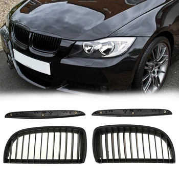 Колата е предната решетка на пара подмяна матово черно предната бъбрек на скара решетки на предния капак най-високата степен за BMW E90 E91 320i-335i XNC