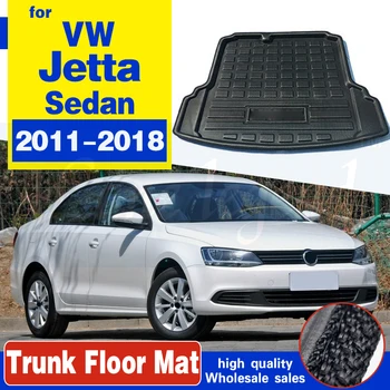 Колата заден багажник карго подложка тава в багажника подложка килими подложка за VW Jetta седан, 4-dr MK6 2011- 2016 2017 2018