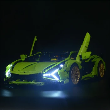 Комплект led осветление за Lamborghini SiáN FKP 37 42115 (само LED, без кит) - класически дистанционно управление / Classic Version
