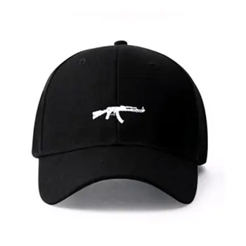 Корейската версия на боен пистолет бродерия бейзболна шапка открит мода шапка жена мъж шапки шапки хип-хоп памук шапки