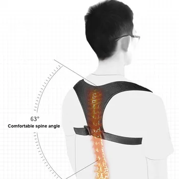 Коректор на стойката на тялото, за мъже и жени се върти поза Подготви горната част на гърба Скоба рамото лумбална подкрепа стоп наведа регулируема въртене