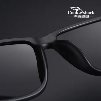Кук акула мъжки поляризирани слънчеви очила за шофиране специално промяна на цвета на дневни и нощни шофьори шофиране слънчеви очила мъжки прилив на