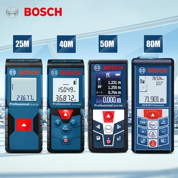 Лазерен далекомер Bosch инфрачервен преносим точност ръководят лазерен измервателен уред 25/30/40/50/80 метра, IP54 водоустойчив