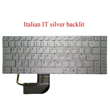 Лаптоп смяна на клавиатурата за Chuwi за LapBook Pro 14 италиански IT silver с подсветка, без рамка нов