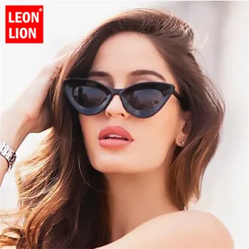 Леонлион 2021 мода Cateye слънчеви очила жени луксозни малка рамка за очила мъжете открит улица победи Oculos Gafas De Sol UV400