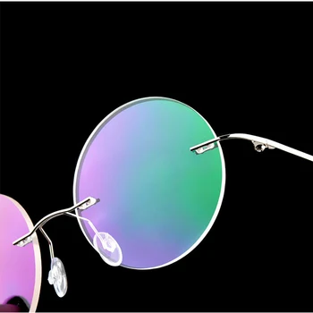 Лесен рамки слънчеви Очила рамка памет титанова сплав очила на Жените и мъжете през цялата късогледство оптични очила рамка Марка s10