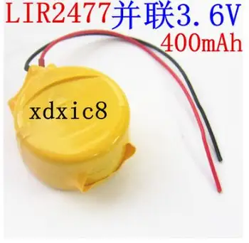 Линия за заваряване на краката заваряване на батерии от презареждане LIR2477 3.6 V 400mah, акумулаторна линия колан живот на батерията 2 бутона едновременно.