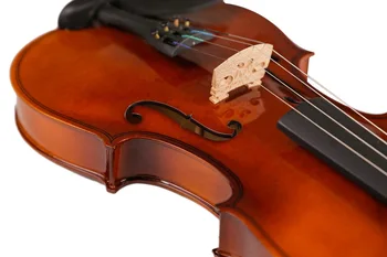 Липа масивна дървесина Цигулка 4/4 с футляром Смычковые струни за чело ръчно изработени Цигулка Цигулка, Струнни инструменти, за начинаещи