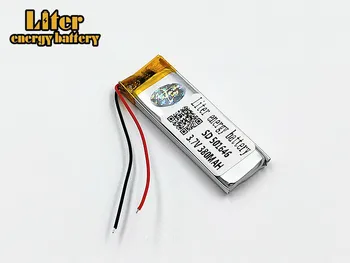 литиево-йонна батерия 501646 3.7 v 380mah li-polymer за GPS, MP3, MP4, DVD липо
