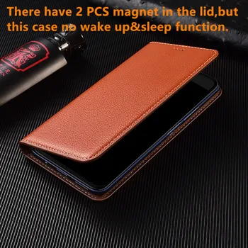 Личи зърно кожа магнитна телефонна чанта карти джоб за седалките Xiaomi Redmi 9A/Redmi 9C/Redmi 9 калъф за телефон kickstand funda capa