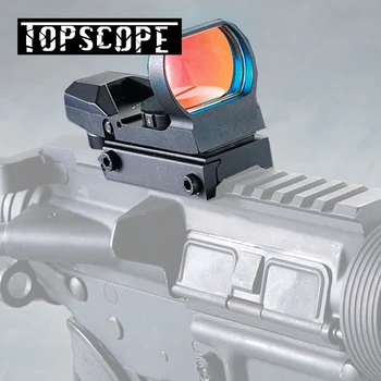 Ловни прицели оптика Red Dot Sight 20 мм Rail Снайперский Еърсофт пистолет Air Guns Reflex Rifle Scopes холографски очите