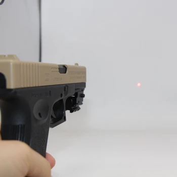 Ловно пушка Red Dot Laser Sight Еърсофт Pistol 20mm mount scope for Глок 17 19 Gun Pistol Sight laser Scope 20mm rail laser
