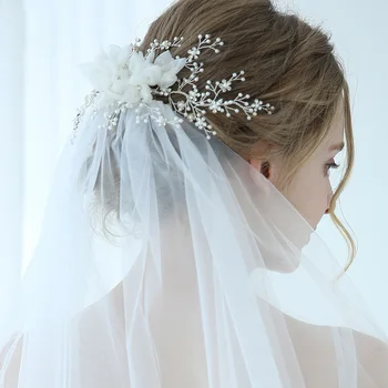 Луксозна диадема-сватбена украса за коса сватбени декорации на сватбени аксесоари за коса прическа короната прическа на момичето главоболие украса
