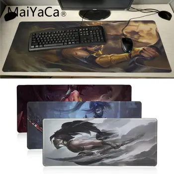 Майяка моят любим Акали Лигата на Легендите лаптоп мишка игри Подложка за мишка заключване край геймърска подложка за мишка, Подложка за клавиатура, подложка за маса