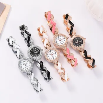 Марка Lvpai гривна часовници за жени, луксозни кристални рокли ръчни часовници часовници дамски ежедневни часовници Reloj Mujer Montre Femme