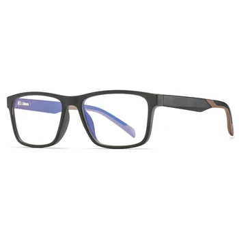 Марка TR90 анти синя светлина очила правоъгълник оптична късогледство очила Титановая рамка черен компютър очила рамка за жени, мъже