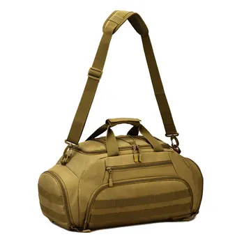 Марка чанта с голям капацитет мъжки ръчния багаж за пътуване екип чанта найлон 1000D туризъм Crossbody Pack многофункционален тактическа раница