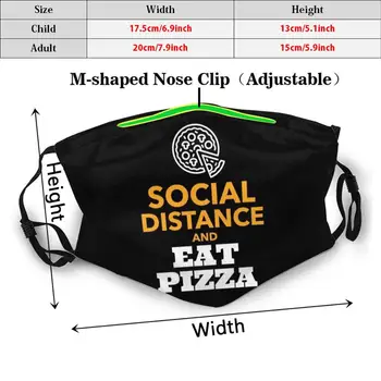 Маскируйте Социална Дистанция И Яжте Пица | Pizza Любовник Design Social Distance Social Distancing Яжте Пица Pizza Pizza Любовник Pizza