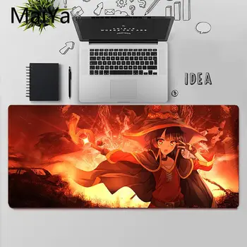 Мая високо качество на Япония аниме Konosuba игри плейър, бюро за лаптоп гумена подложка за мишка Безплатна доставка Голяма подложка за мишка, клавиатура мат