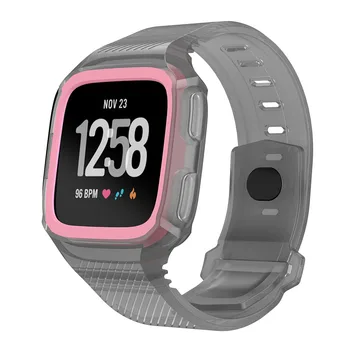 Мек силиконов ремък за fitbit versa watchband personality смяна каишка за часовник fitbit versa гривна спортен гривна на китката