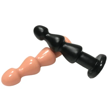 Мека голяма анален накрайник вибратор огромна анален накрайник с вендузата за възрастни еротични секс играчки за жени, мъже масаж на простатата голям удължител ануса