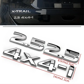 Метални автомобили на стикер Auto Body 2.5 4x4-I емблемата на иконата за логото на стикер за Nissan Rogue Sylphy Murano Frontier X-Trail xterra студената Teana 300ZX