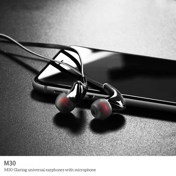 Метални слушалки в ушите слушалки в ушите Спорт стерео слушалки, шумоизолация, с 3.5 мм жак жични слушалки за iphone huawei, xiaomi