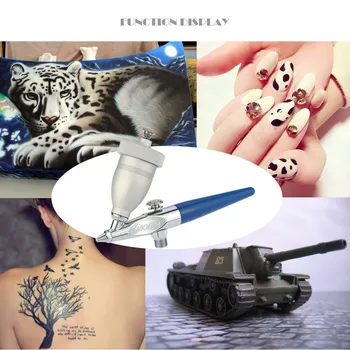 Мини-боя спрей спрей пескоструйный апарат Air-Brush Kit Пескоструйный пистолет за изкуство татуировка маникюр метал гравирани стъкло, гравиране
