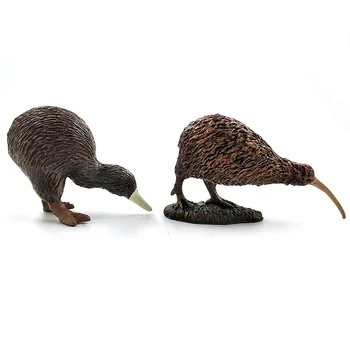 Мини моделиране на малка птица киви фигурки на животни модел бонсай начало декор миниатюрен приказна градина, декорация аксесоари фигурка играчка